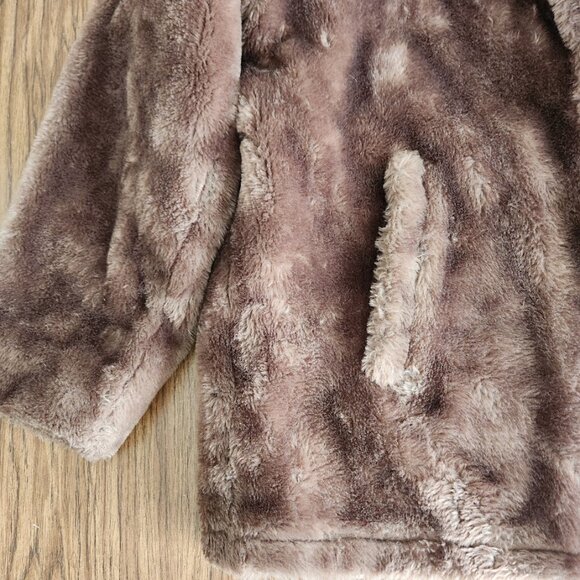 VINTAGE JACKET Teddy Zero King Size 40 Brown MayFair Zipper Zippered Women's Fur - Picture 3 of 6